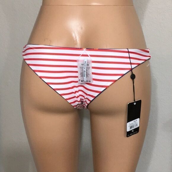 New. Wildfox Crabby Stripe Reversible Bottom. NWT - Picture 5 of 8